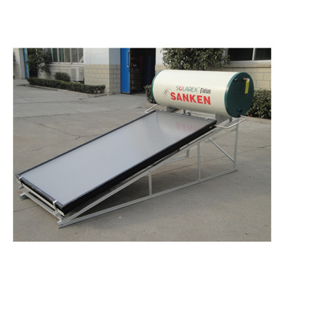 फ्लैट पैनल के साथ सौर परियोजना के लिए सौर वॉटर हीटर स्पेयर पार्ट्स स्टेनलेस स्टील के पानी के टैंक जस्ती ब्रैकेट वैक्यूम ट्यूब हीट पाइप